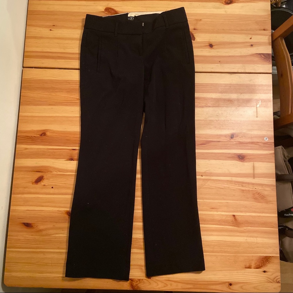 Loft Petite Marisa Trouser in Black